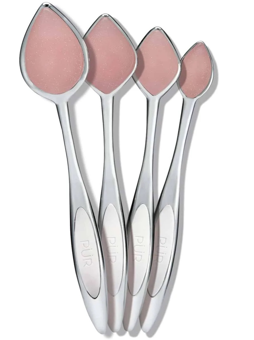 PÜR Pillow Blend Makeup Brushes - Set of 4 (Blush Pink)